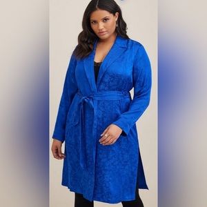 NWT Torrid Jacquard Trench Coat
